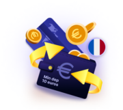 Min dep 10 euros